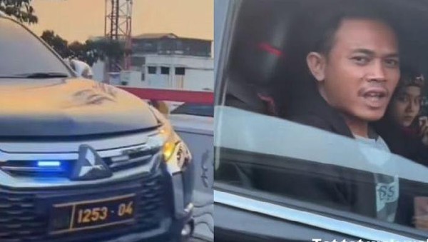 Sopir Pajero dengan Strobo dan Pelat Dinas Palsu Diamankan Polisi