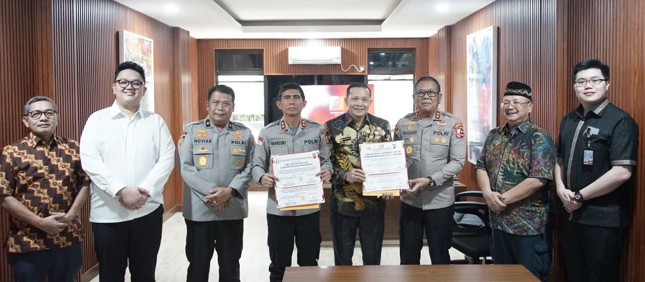 Kapolda Aceh Terima 1,2 Juta PIN E-Learning untuk Pembelajaran Mandiri Siswa Korban Bencana