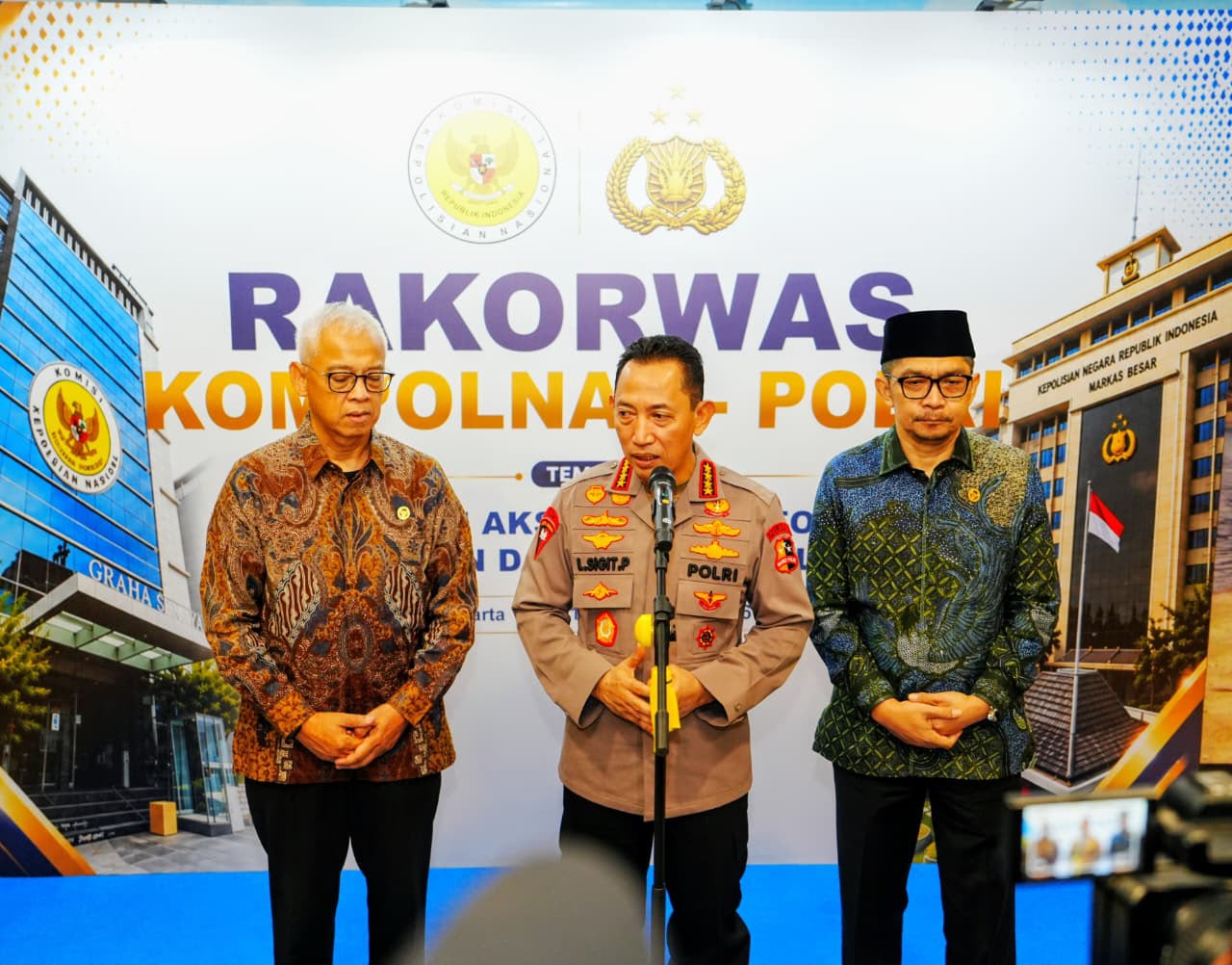Kapolri di Rakorwas Kompolnas: Mitra Strategis untuk Pembenahan Polri